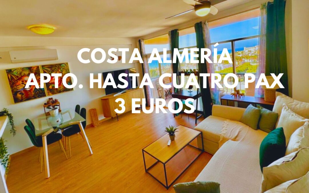 COSTA ALMERÍA CHOLLAZO: Apartamento frente a la playa de ROQUETAS DE MAR hasta cuatro pax por sólo 3 Euros