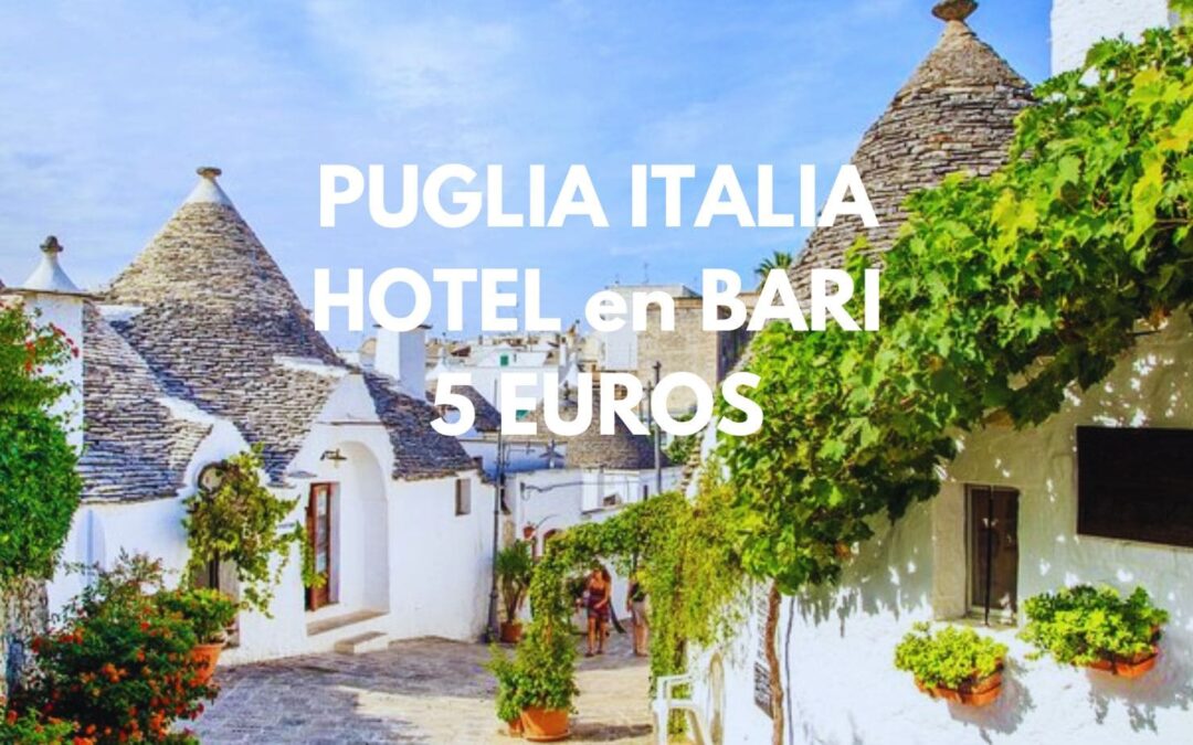 LA PUGLIA ITALIA Fin de semana: Hotel Boutique en Bari para dos SÓLO 5 Euros