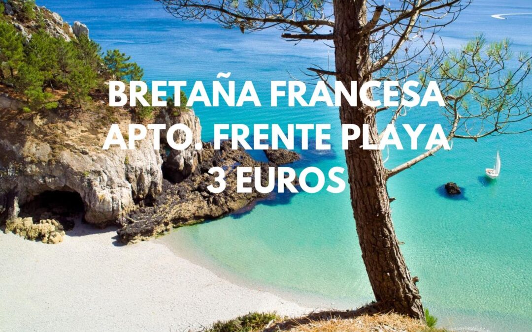 BRETAÑA FRANCESA: Apartamento con vistas frente playa privada para dos SÓLO 3 Euros