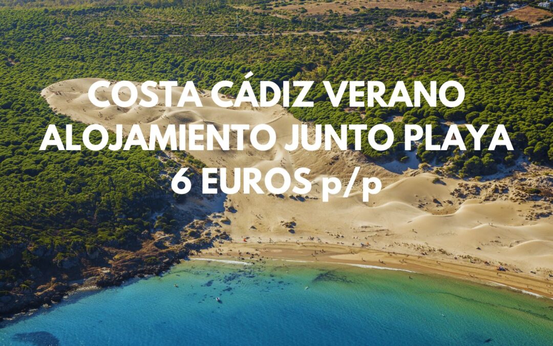 COSTA CÁDIZ en VERANO: Alojamiento en TARIFA por sólo 6 Euros p/p