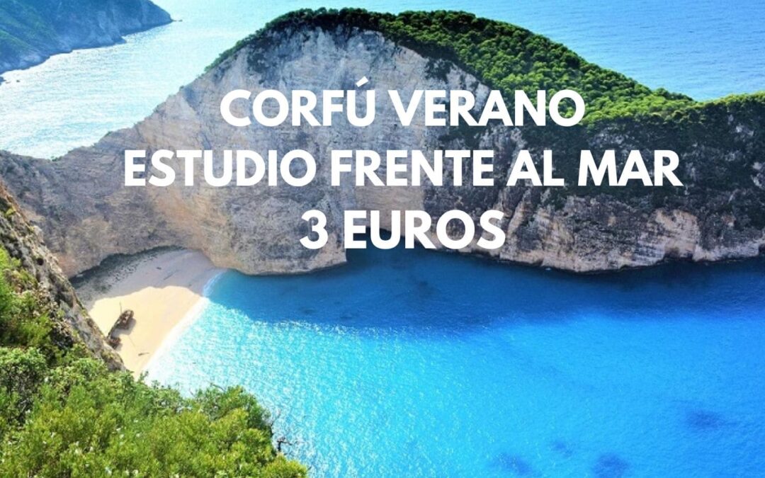 CORFÚ (ISLAS GRIEGAS) en verano: Apartamento frente al mar por sólo 3 Euros