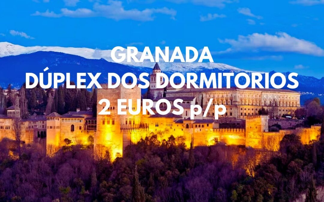 GRANADA en Primavera: Dúplex con piscina hasta cuatro pax sólo 2 Euros p/p