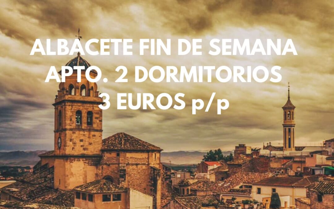 ÚLTIMA HORA HELLÍN: Apartamento dos dormitorios hasta seis pax por sólo 3 Euros p/p