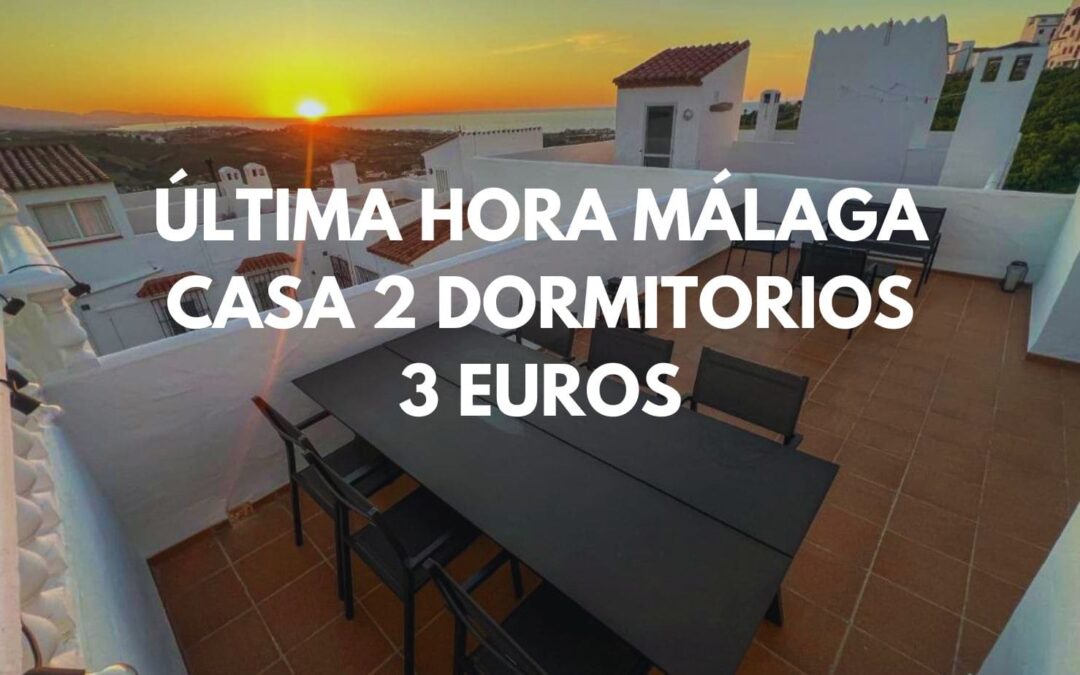 ÚLTIMA HORA MÁLAGA: Casa con piscina hasta cinco pax por sólo 3 Euros