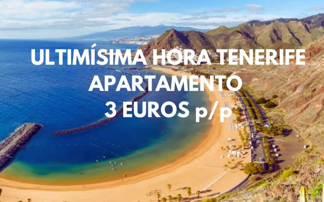 ULTIMÍSIMA HORA TENERIFE: Apartamento por sólo 3 Euros p/p