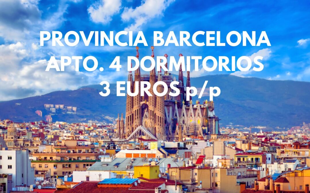 ÚLTIMA HORA BARCELONA provincia: Apartamento 4 dormitorios por sólo 3 Euros