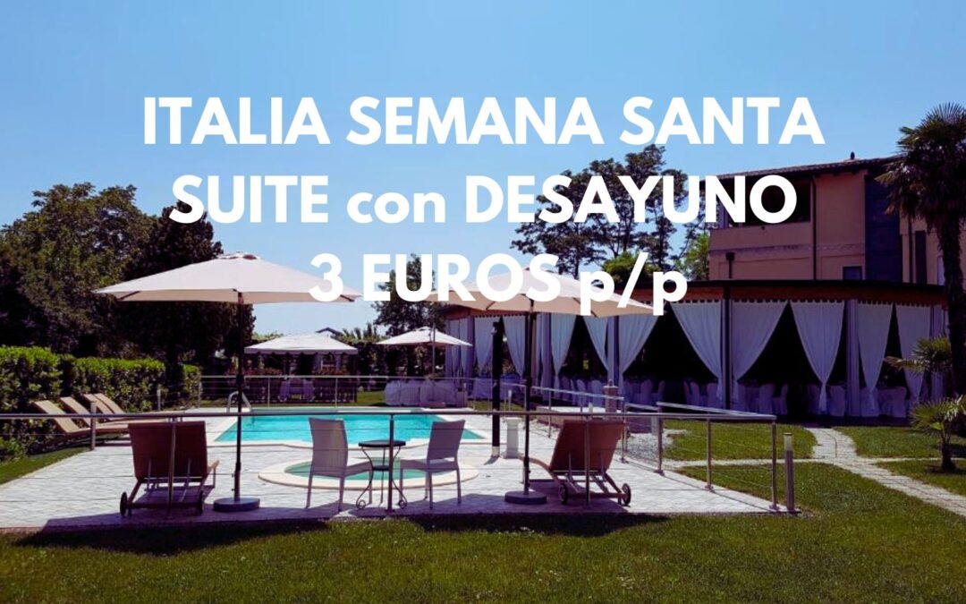 ITALIA SEMANA SANTA: SUITE con desayuno en Udine por sólo 3 Euros p/p