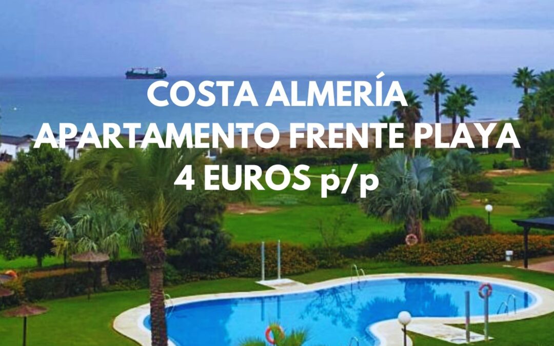 COSTA ALMERÍA Primavera: Apartamento en VERA frente playa por sólo 4 Euros p/p