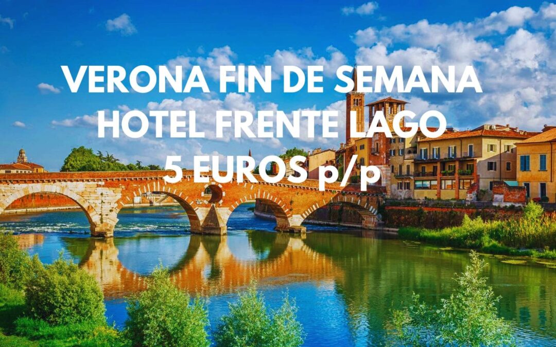 VERONA (Italia) Fin de semana: Hotel frente a un lago por sólo 5 Euros p/p