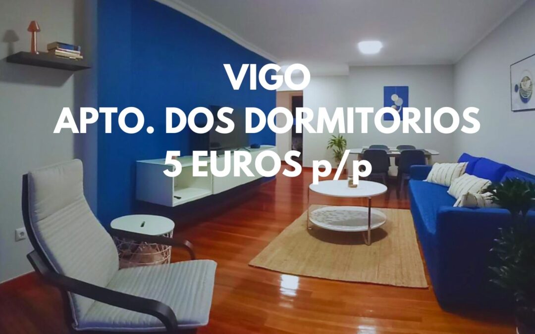VIGO: Apartamento dos dormitorios hasta cuatro pax por SÓLO 5 Euros p/p