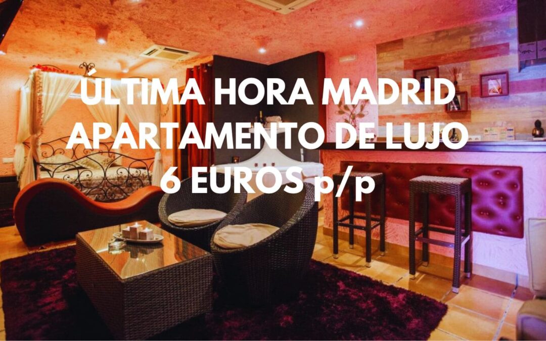 MADRID ÚLTIMA HORA Junto Parque WARNER: Apartamento de LUJO por sólo 6 Euros p/p