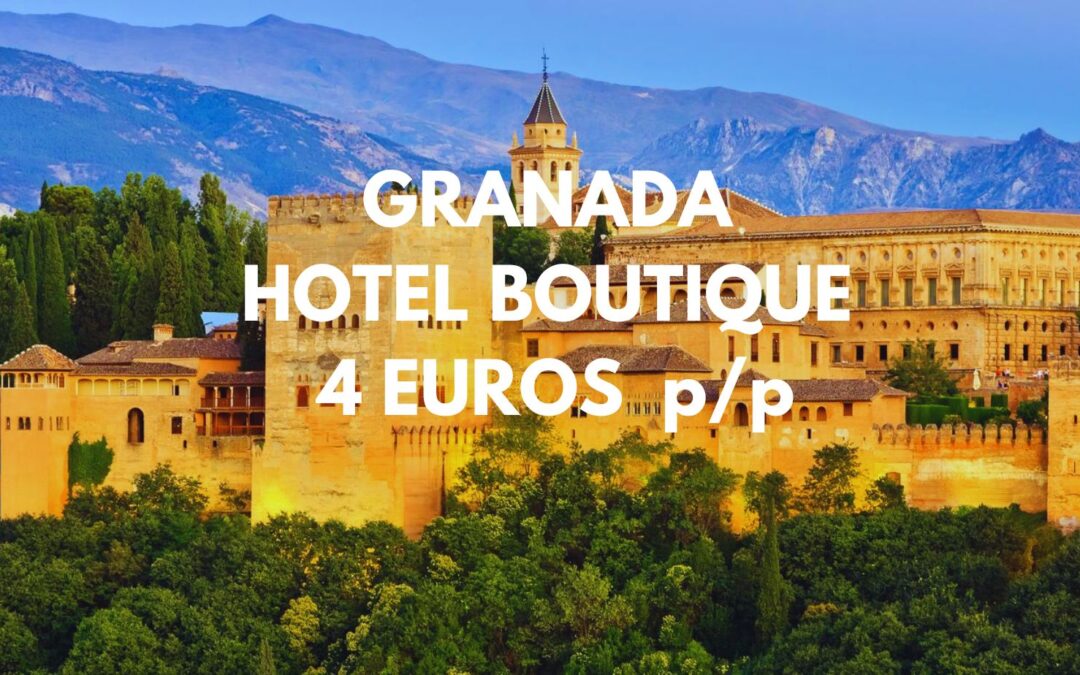 GRANADA Provincia: Hotel Boutique habitación superior por sólo 4 Euros p/p