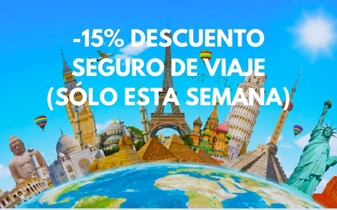 VERANO 15% de DESCUENTO en tu SEGURO DE VIAJE con IATI