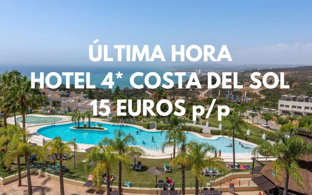 PUENTE MAYO COSTA DEL SOL: Hotel 4* frente al mar hasta cuatro pax SÓLO 15 Euros p/p