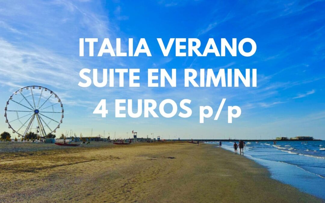 ITALIA VERANO: SUITE con terraza en Rimini por sólo 4 Euros p/p
