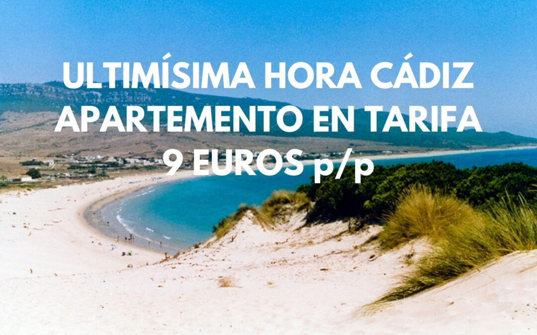 ULTIMÍSIMA HORA COSTA CÁDIZ: Hotel en TARIFA por sólo 9 Euros p/p