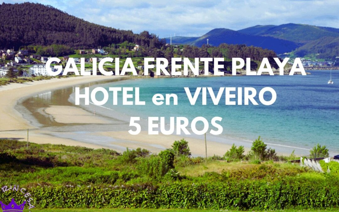 GALICIA FRENTE PLAYA: Apartamento en Viveiro con piscina para dos SÓLO 5 Euros