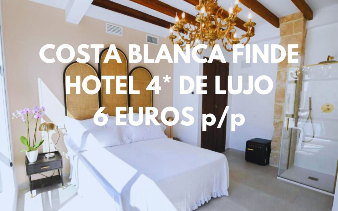 COSTA BLANCA VERANO: Hotel 4* LUJO en MORAIRA por sólo 6 Euros p/p