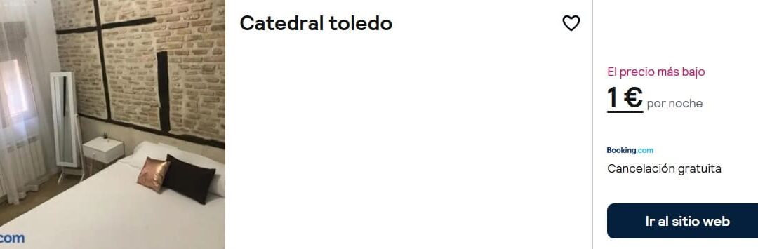 TOLEDO Fin de semana: Apartamento en el centro histórico SÓLO 1 Euro