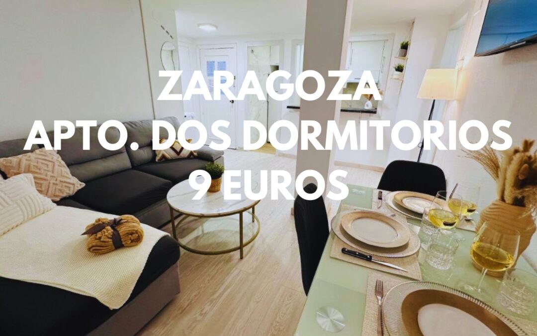 ZARAGOZA CASCO HISTÓRICO: Apartamento dos dormitorios hasta cuatro pax SÓLO 9 Euros