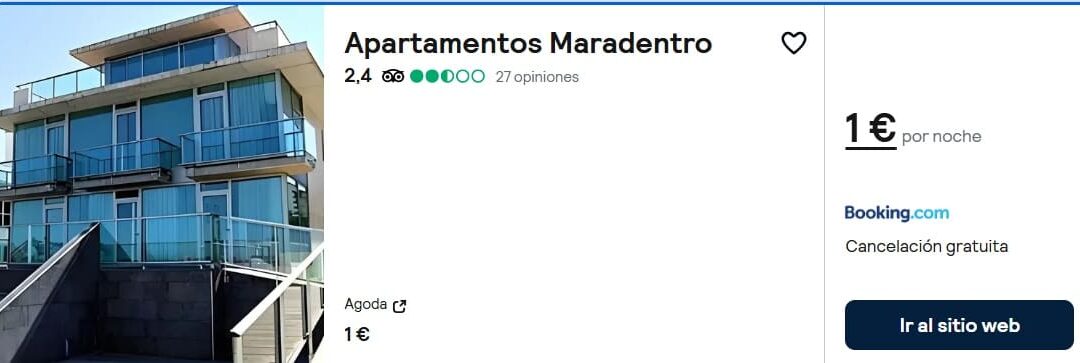 CANTABRIA Tarifa Error: Hotel vistas al mar en Santander sólo 1 Euro