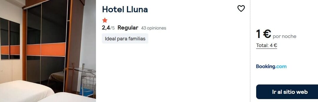 VALENCIA provincia en JULIO: Hotel por sólo 1 Euro