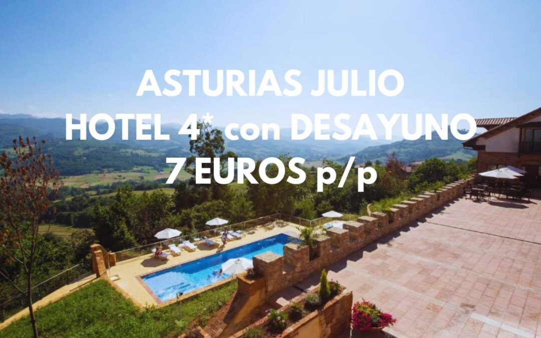 ASTURIAS FIN DE SEMANA: Hotel 4* Cangas de Onís con desayuno por SÓLO 7 Euros p/p