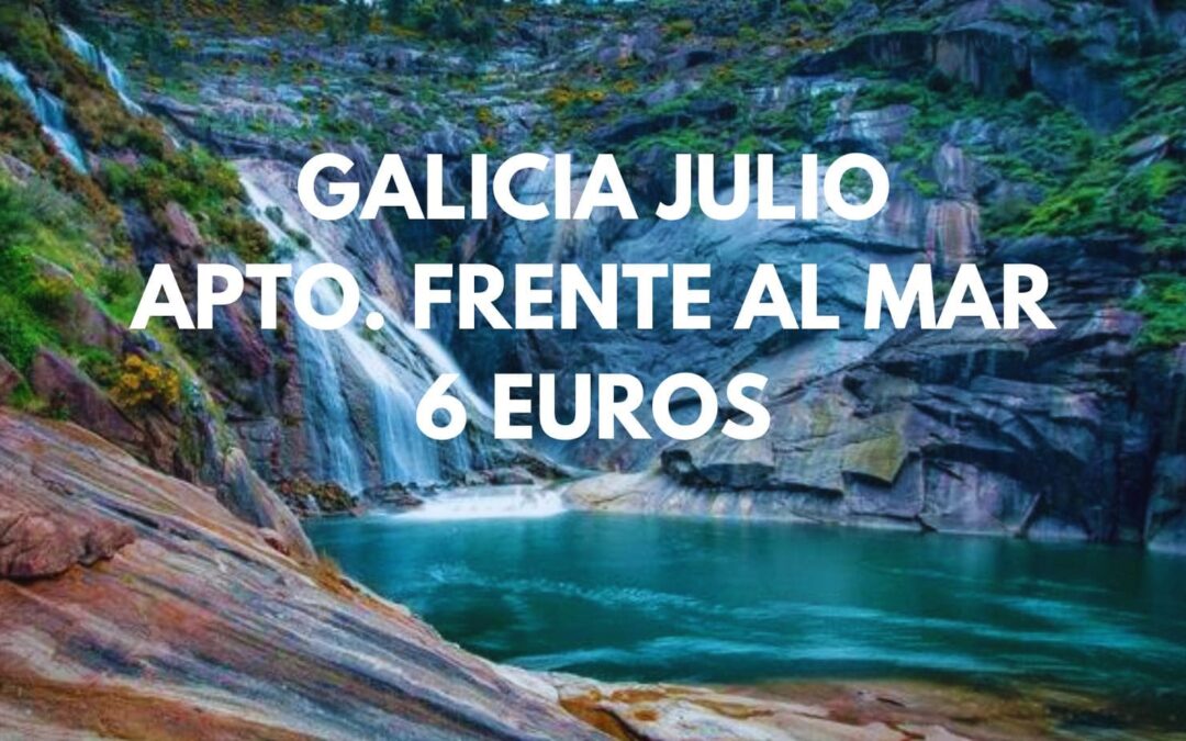 GALICIA JULIO: Apartamento frente a la playa en Finisterre y TRASLADO GRATIS AL AEROPUERTO sólo 6 Euros