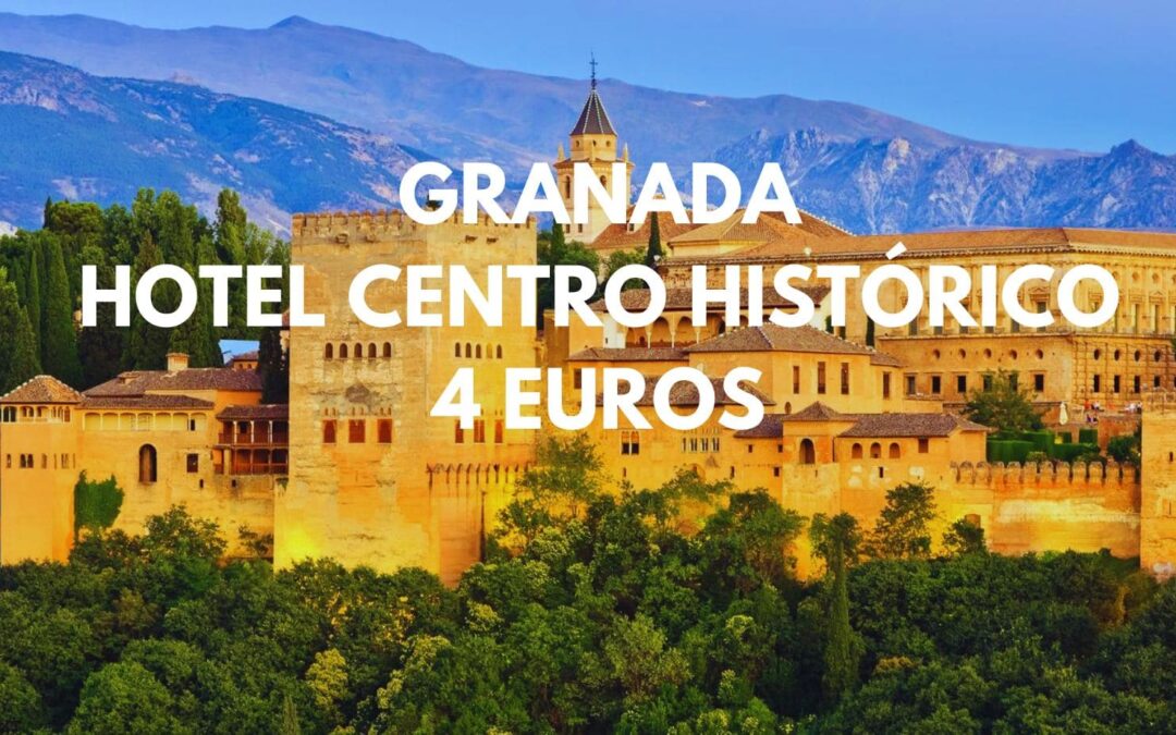 GRANADA centro histórico: Hotel por sólo 4 Euros