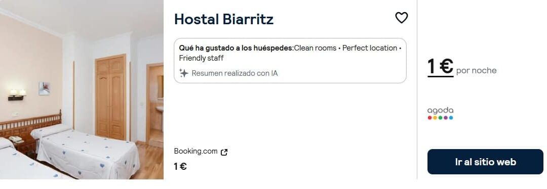 MADRID Septiembre Tarifa error: Hotel junto PUERTA DEL SOL por sólo 1 Euro