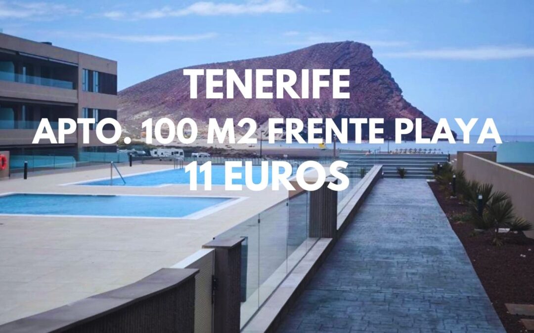TENERIFE Septiembre: Apto. lujo con piscina y frente playa 100 m2 SÓLO 11 Euros