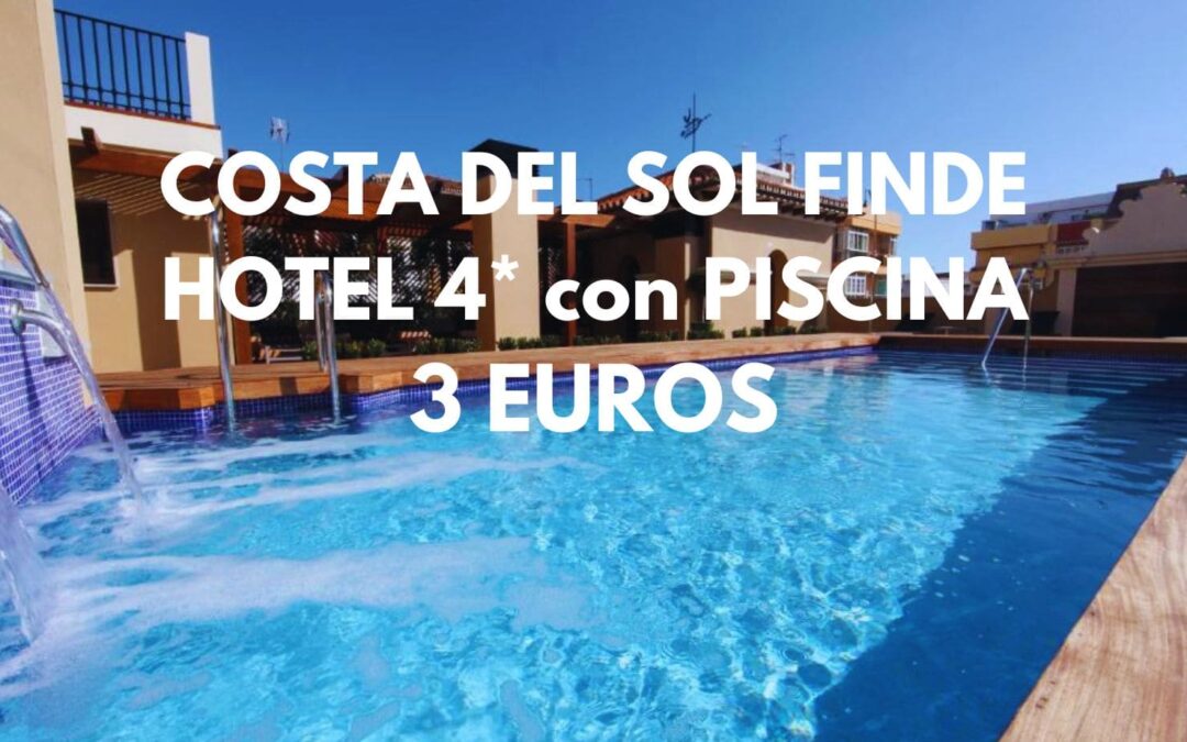COSTA DEL SOL Fin de semana de LUJO: SUITE en Hotel 4* del Siglo XIX con piscina por sólo 3 Euros