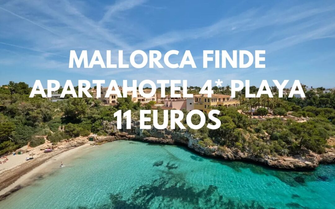 MALLORCA VERANO: Apartahotel 4* en la playa para dos por SÓLO 11 Euros