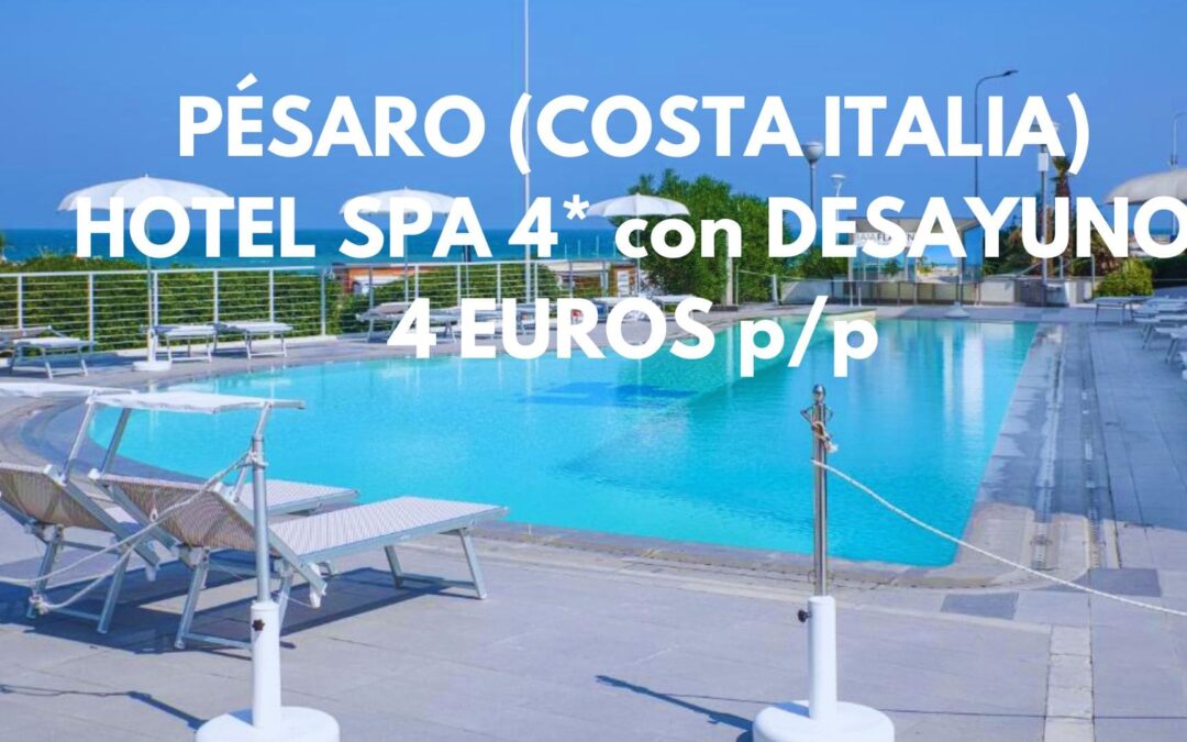 COSTA ITALIANA Septiembre: Hotel Spa 4* con desayuno habitación cuádruple SÓLO 4 Euros p/p