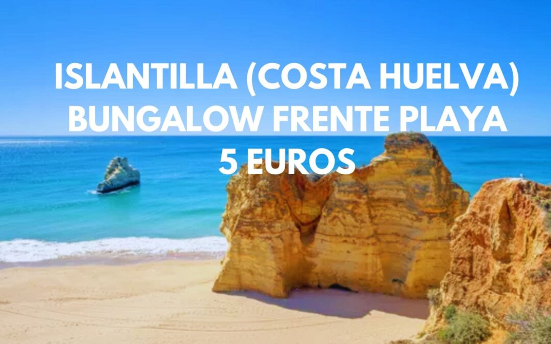 ISLANTILLA (Costa Huelva): Bungalow con piscina frente playa para dos por SÓLO 5 Euros