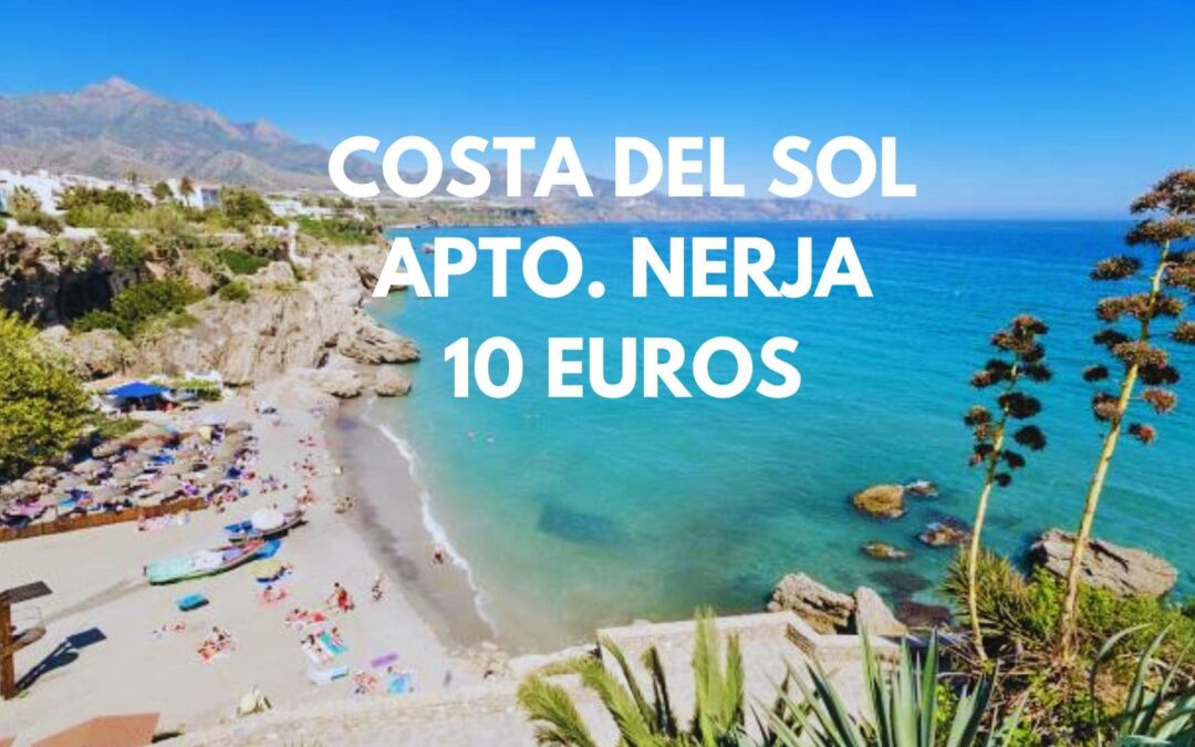 COSTA DEL SOL Semana Santa 2026: Apartamento en NERJA junto a la playa hasta cuatro pax SÓLO 10 Euros