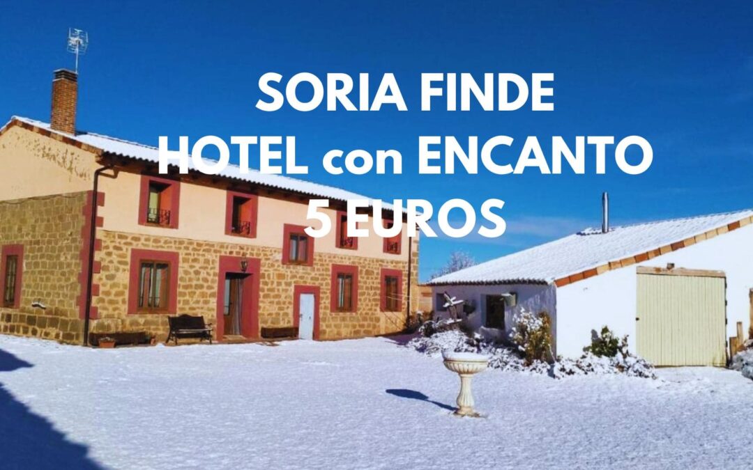 SORIA Fin de semana: Hotel con encanto para dos por SÓLO 5 Euros