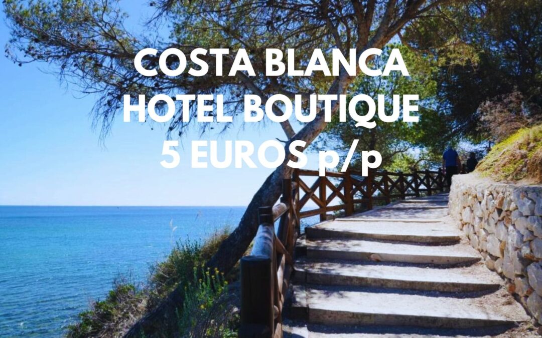 COSTA BLANCA DE LUJO: Hotel con encanto en Benissa por SÓLO 5 Euros p/p