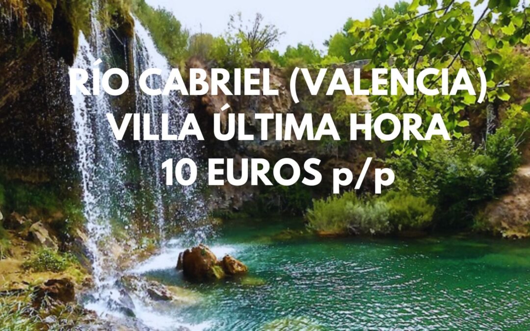 RÍO CABRIEL (VALENCIA): Villa en Camping por SÓLO 10 Euros p/p