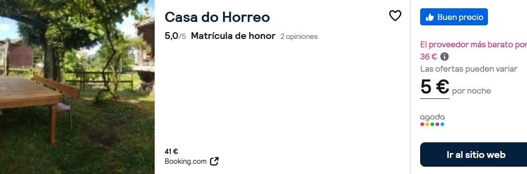 ULTIMÍSIMA HORA GALICIA: Alojamiento rural para dos por SÓLO 5 Euros