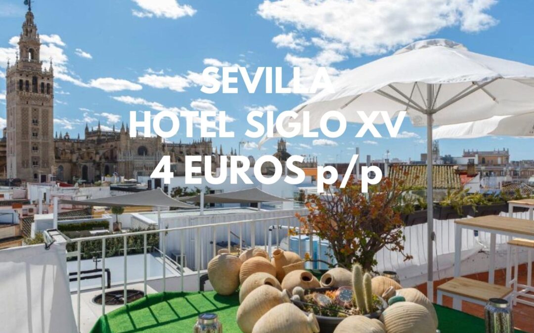 SEVILLA DE LUJO: Hotel convento del siglo por SÓLO 4 Euros p/p