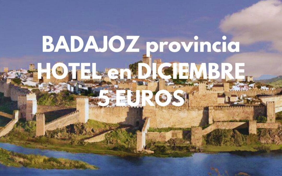 BADAJOZ Diciembre: Hotel en Olivenza por sólo 5 Euros