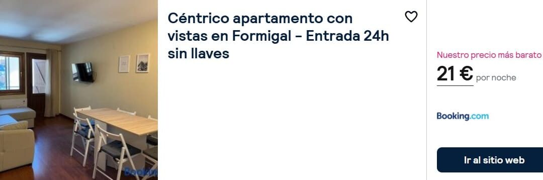 FORMIGAL ESQUÍ ÚLTIMA HORA: Apartamento hasta seis pax por sólo 20 Euros