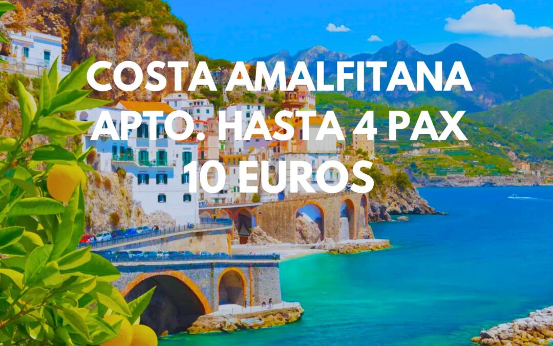 COSTA AMALFITANA Primavera durante una semana: Apartamento hasta cuatro personas por SÓLO 10 Euros