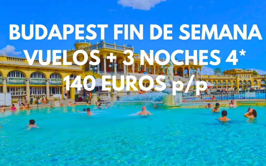 BUDAPEST FIN DE SEMANA: Vuelos directos + 3 noches en Hotel Boutique 4* por SÓLO 140 Euros p/p