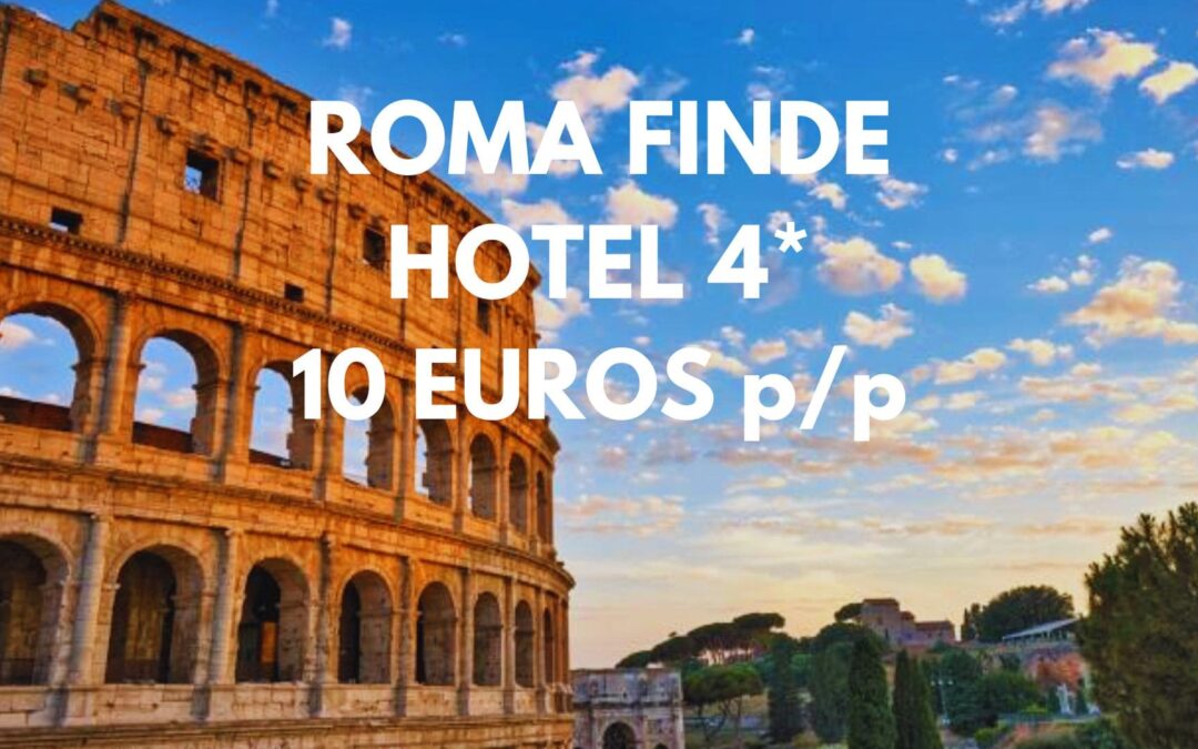 ROMA FIN DE SEMANA: Hotel 4* habitación superior por SÓLO 10 Euros p/p