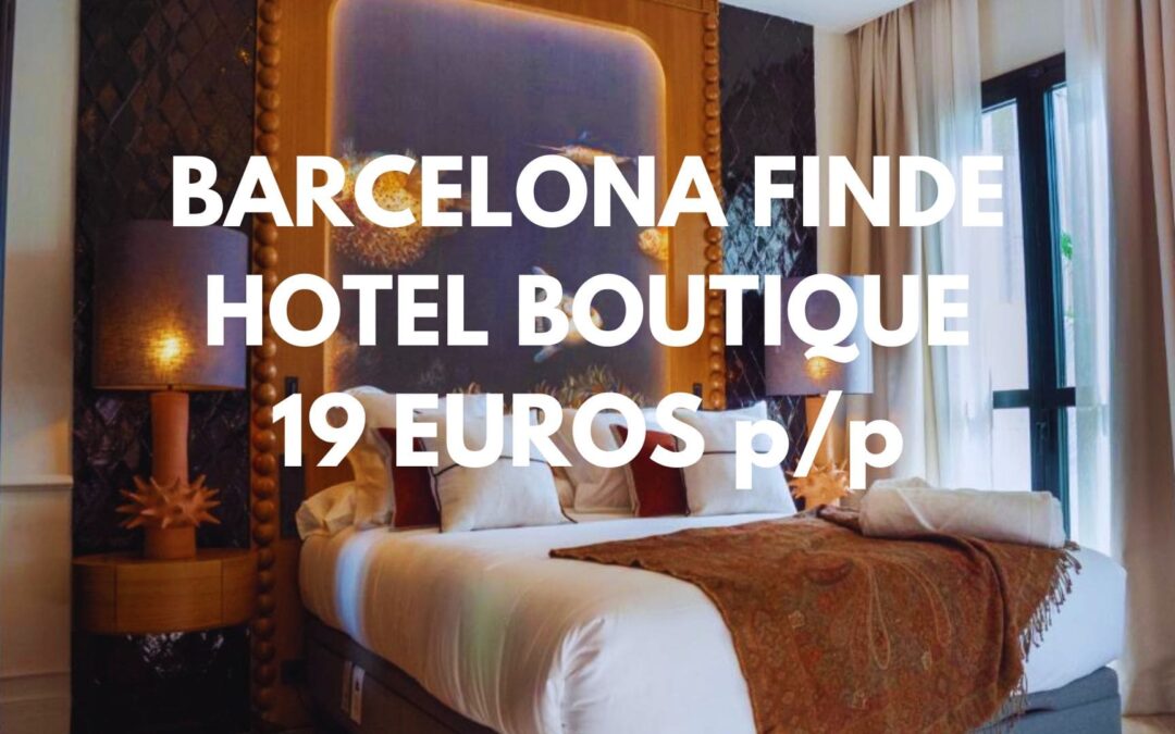 BARCELONA provincia ÚLTIMA HORA: Hotel Boutique de lujo por sólo 19 Euros p/p
