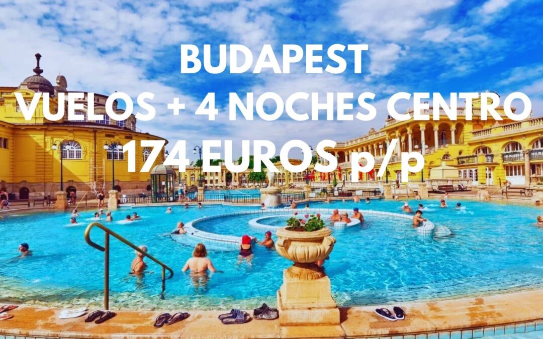 BUDAPEST Escapada en JUNIO: Vuelos directos + 4 noches en Hotel 4* centro por SÓLO 174 Euros p/p