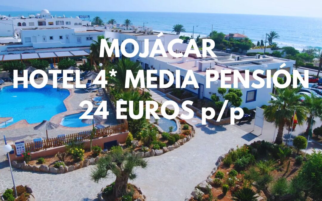 MOJÁCAR Junio y Julio: Hotel 4* MEDIA PENSIÓN por sólo 24 Euros p/p