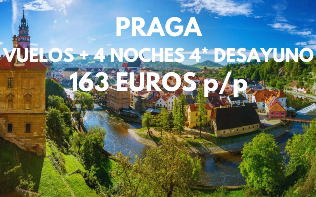 PRAGA en Otoño: Vuelos + 4 noches en Hotel 4* con desayuno SÓLO 163 Euros p/p